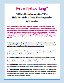 Click for Ways Retro-Networking Can Help You make a Good Impression